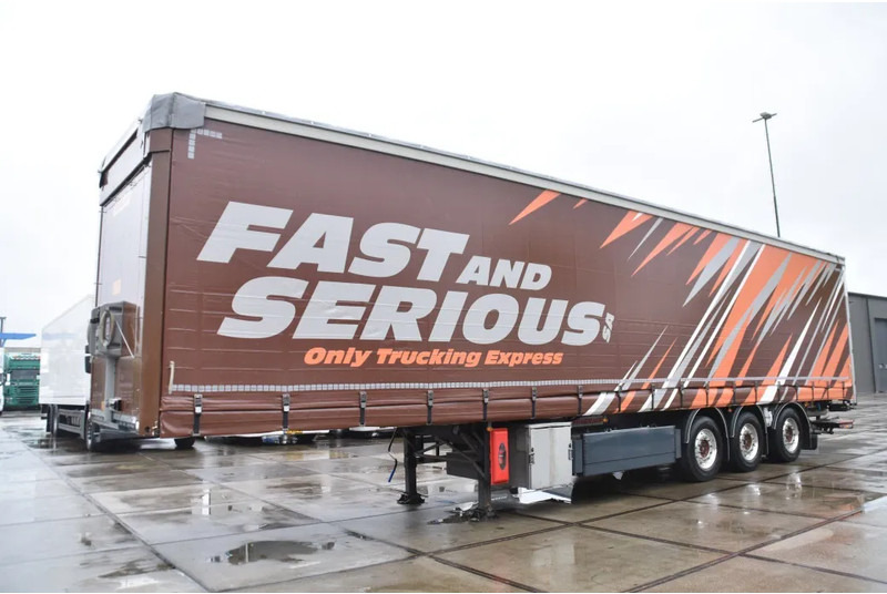 Fruehauf SLIDING CURTAINS/ROOF - TOPLIFT SYSTEM - LIFT AXLE - STEERING AXLE - SAF AXLES - ALCOA'S - DHOLLANDIA - TOP CONDITION - - Gardintrailer: bilde 5 Fruehauf SLIDING CURTAINS/ROOF - TOPLIFT SYSTEM - LIFT AXLE - STEERING AXLE - SAF AXLES - ALCOA'S - DHOLLANDIA - TOP CONDITION - - Gardintrailer: bilde 5