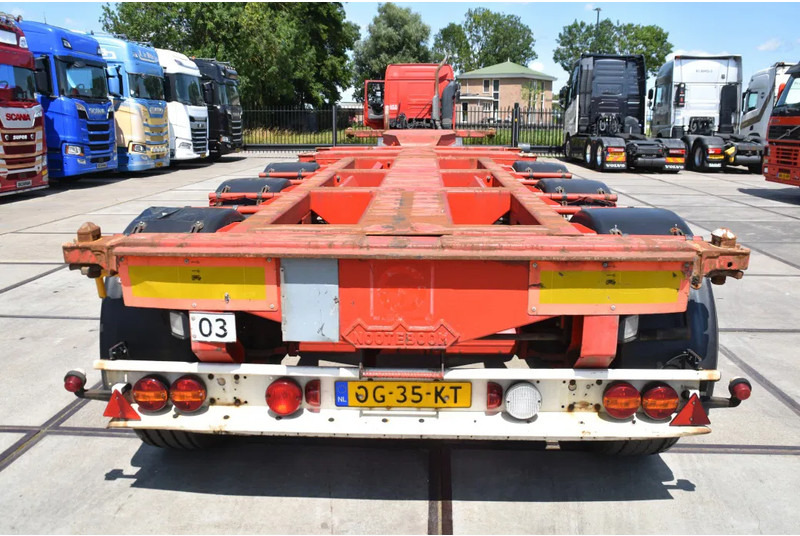 Nooteboom containerchassis - LIFT AXLE - DISC BRAKES - BPW AXLES - 2 x EXTENDABLE - - Container-transport/ Vekselflak semitrailer: bilde 3 Nooteboom containerchassis - LIFT AXLE - DISC BRAKES - BPW AXLES - 2 x EXTENDABLE - - Container-transport/ Vekselflak semitrailer: bilde 3