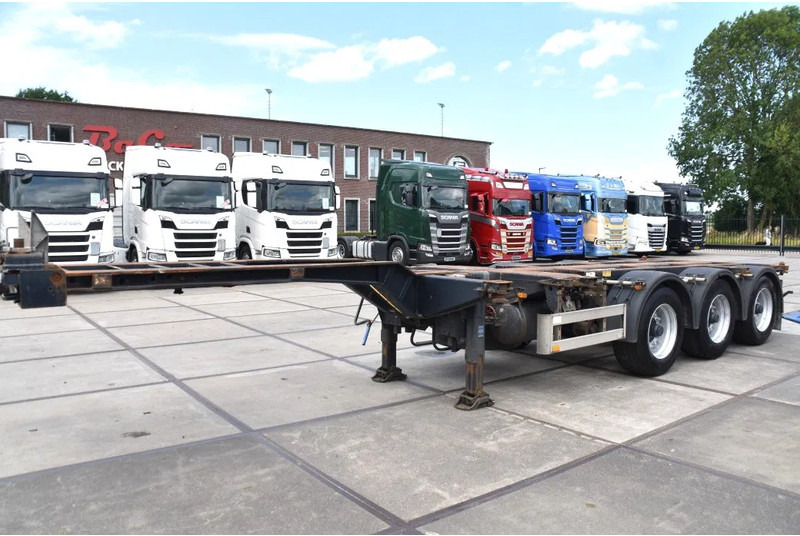 Pacton T3-010 - 2 x LIFT AXLE - BPW AXLES - DRUM BRAKES - 2 x EXTENDABLE - - Container-transport/ Vekselflak semitrailer: bilde 1 Pacton T3-010 - 2 x LIFT AXLE - BPW AXLES - DRUM BRAKES - 2 x EXTENDABLE - - Container-transport/ Vekselflak semitrailer: bilde 1