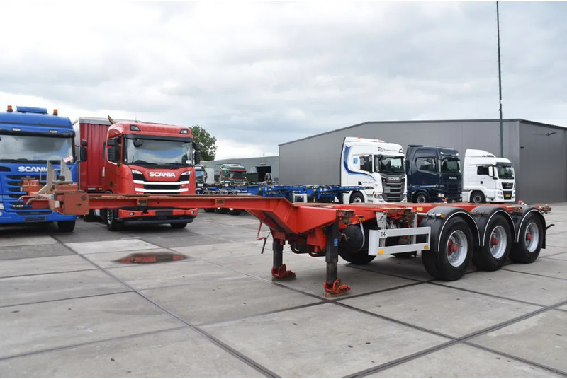 Pacton T3-010 - BPW AXLES - DRUM BRAKES - 2 LIFT AXLES - 2 x EXTENDABLE - - Container-transport/ Vekselflak semitrailer: bilde 5 Pacton T3-010 - BPW AXLES - DRUM BRAKES - 2 LIFT AXLES - 2 x EXTENDABLE - - Container-transport/ Vekselflak semitrailer: bilde 5