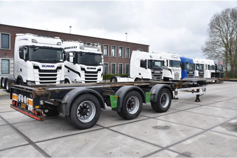 Renders ROC 16.27 CC - X STEERING - BPW AXLES - DISC BRAKES - - Container-transport/ Vekselflak semitrailer: bilde 2 Renders ROC 16.27 CC - X STEERING - BPW AXLES - DISC BRAKES - - Container-transport/ Vekselflak semitrailer: bilde 2
