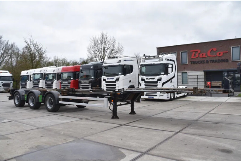 Renders ROC 16.27 CC - X STEERING - BPW AXLES - DISC BRAKES - - Container-transport/ Vekselflak semitrailer: bilde 1 Renders ROC 16.27 CC - X STEERING - BPW AXLES - DISC BRAKES - - Container-transport/ Vekselflak semitrailer: bilde 1