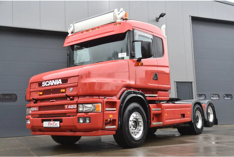 Scania T124-400 6x2 - MANUAL - OLD TACHO - WHEELBASE 390 CM - HUB REDUCTION - ALCOA'S - SLIDING FIFTH WHEEL - GOOD CONDITION - - Trekkvogn: bilde 2 Scania T124-400 6x2 - MANUAL - OLD TACHO - WHEELBASE 390 CM - HUB REDUCTION - ALCOA'S - SLIDING FIFTH WHEEL - GOOD CONDITION - - Trekkvogn: bilde 2