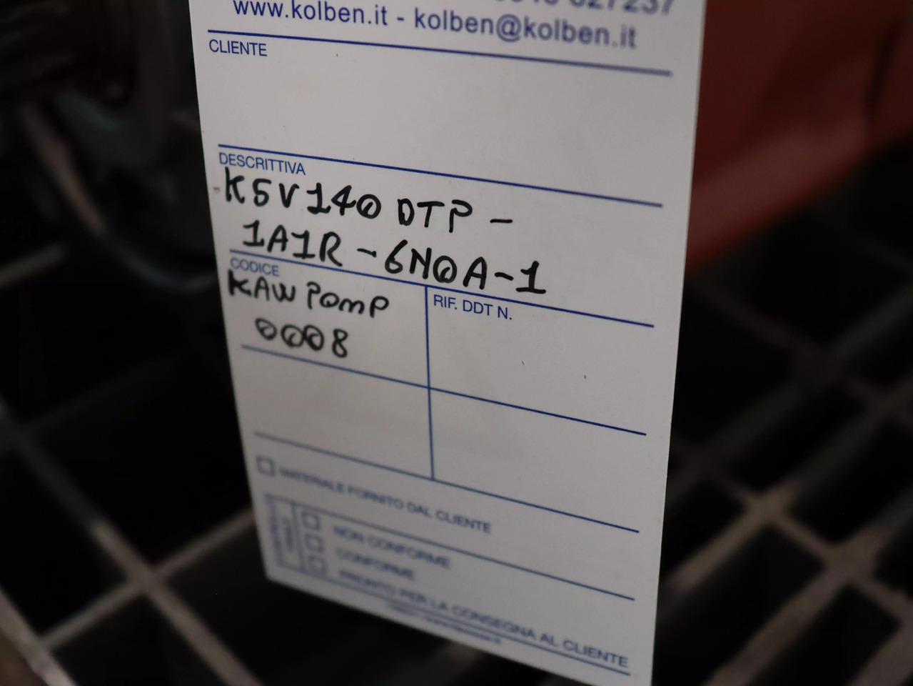 Ny Hydraulisk motor for Bygg og anlegg KAWASAKI K5V140DTP1A1R6NOA1: bilde 6