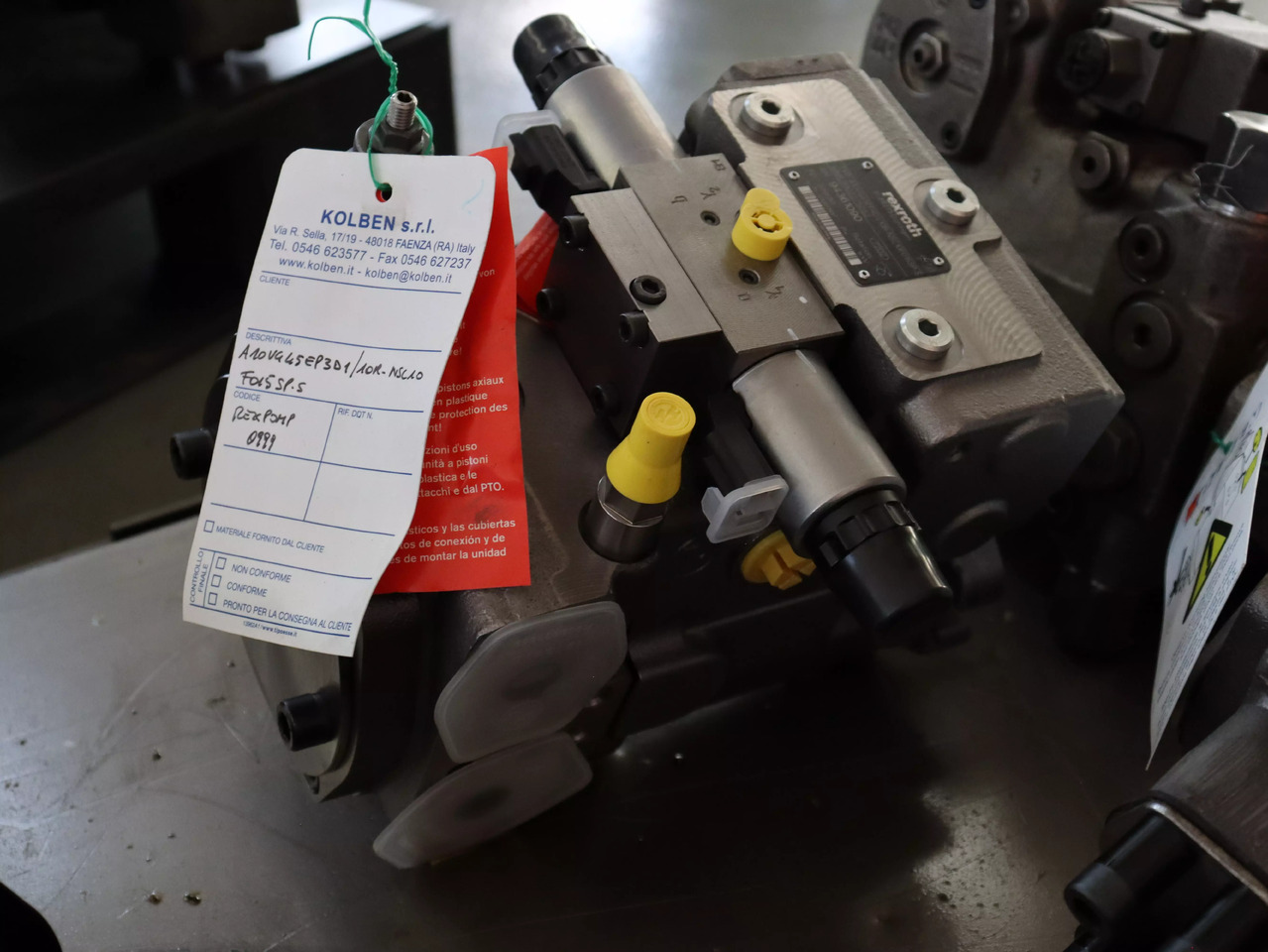 REXROTH A10VG45EP3D1/10R-NSC10F015SP-S - Hydraulisk pumpe for Materialhåndteringsutstyr: bilde 3 REXROTH A10VG45EP3D1/10R-NSC10F015SP-S - Hydraulisk pumpe for Materialhåndteringsutstyr: bilde 3