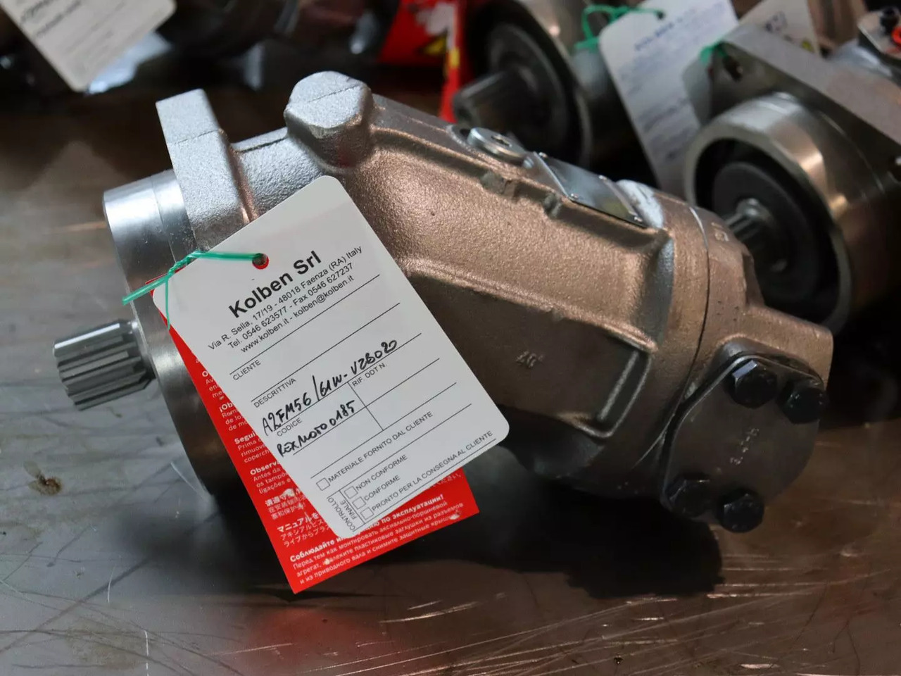 REXROTH A2FM56/61W-VZB020 - Hydraulisk motor for Materialhåndteringsutstyr: bilde 1 REXROTH A2FM56/61W-VZB020 - Hydraulisk motor for Materialhåndteringsutstyr: bilde 1