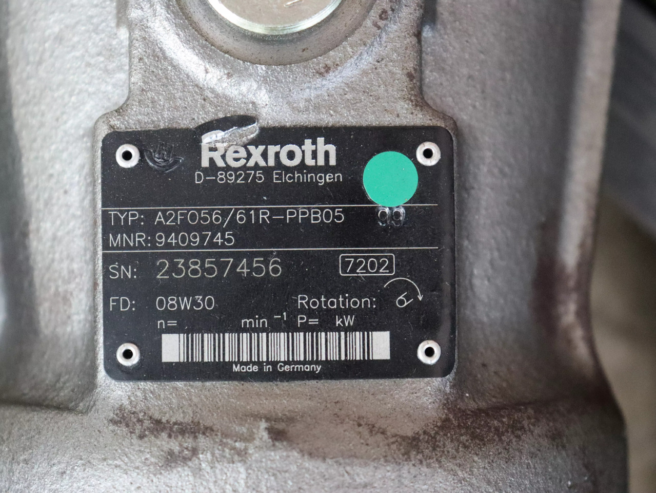 REXROTH A2FO56/61R-PPB05 - Hydraulisk pumpe for Bygg og anlegg: bilde 3 REXROTH A2FO56/61R-PPB05 - Hydraulisk pumpe for Bygg og anlegg: bilde 3