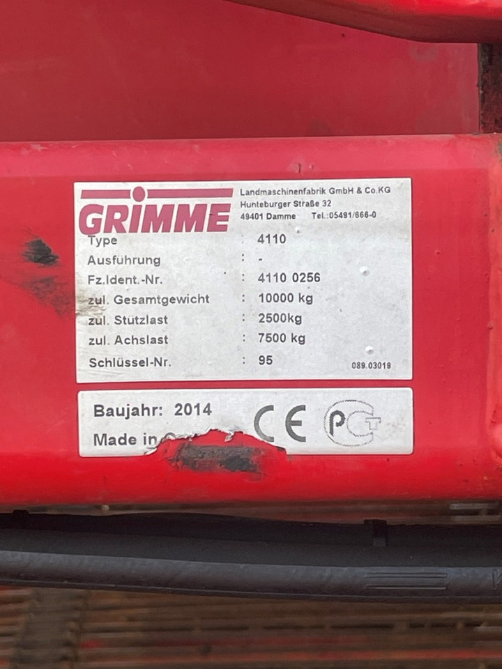 Grimme SE 260 NB - Tresker: bilde 2 Grimme SE 260 NB - Tresker: bilde 2