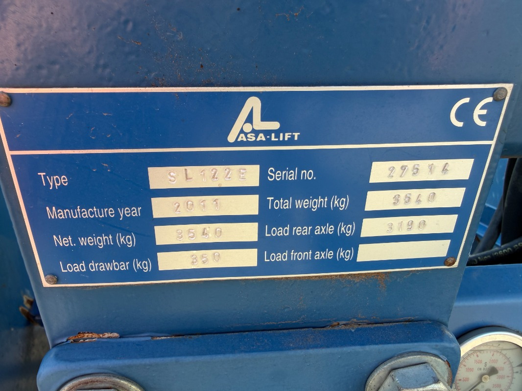 ASA-Lift SL-122 ES - Jordforbedring maskin: bilde 2 ASA-Lift SL-122 ES - Jordforbedring maskin: bilde 2