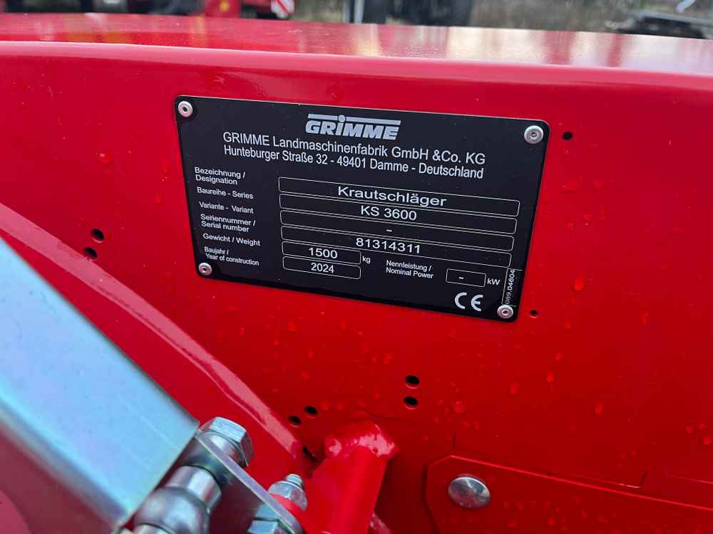 Grimme KS 3600 - Tresker: bilde 2 Grimme KS 3600 - Tresker: bilde 2