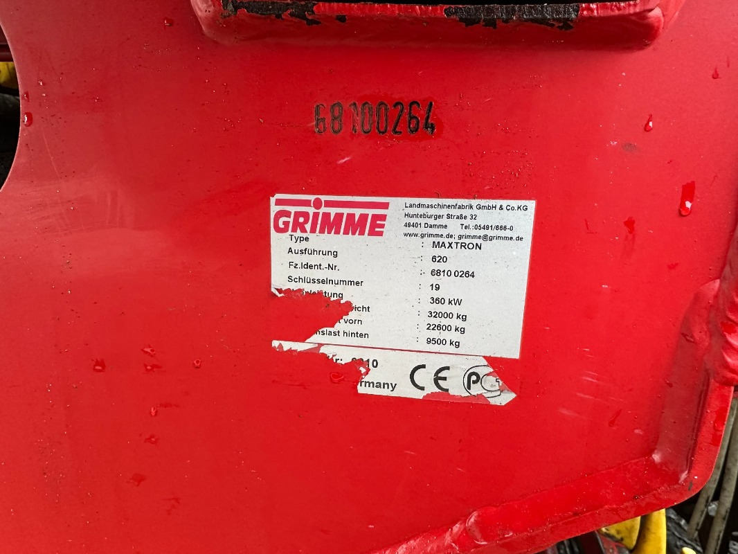Grimme MAXTRON 620 - Tresker: bilde 2 Grimme MAXTRON 620 - Tresker: bilde 2