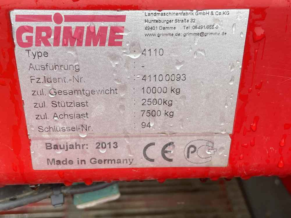 Grimme SE 260-UB - Tresker: bilde 2 Grimme SE 260-UB - Tresker: bilde 2