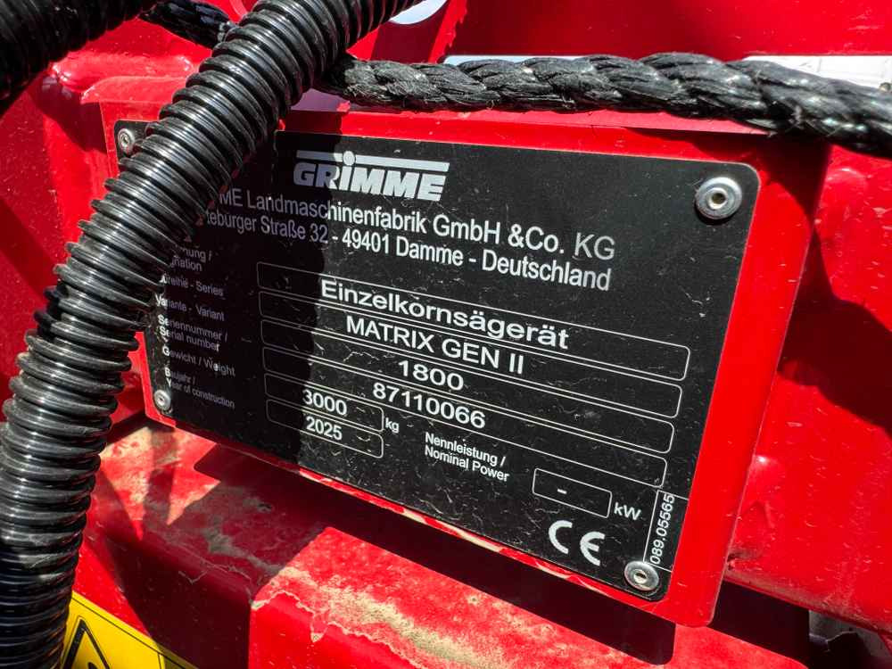 Såmaskin Grimme Matrix 1800 GEN II: bilde 13
