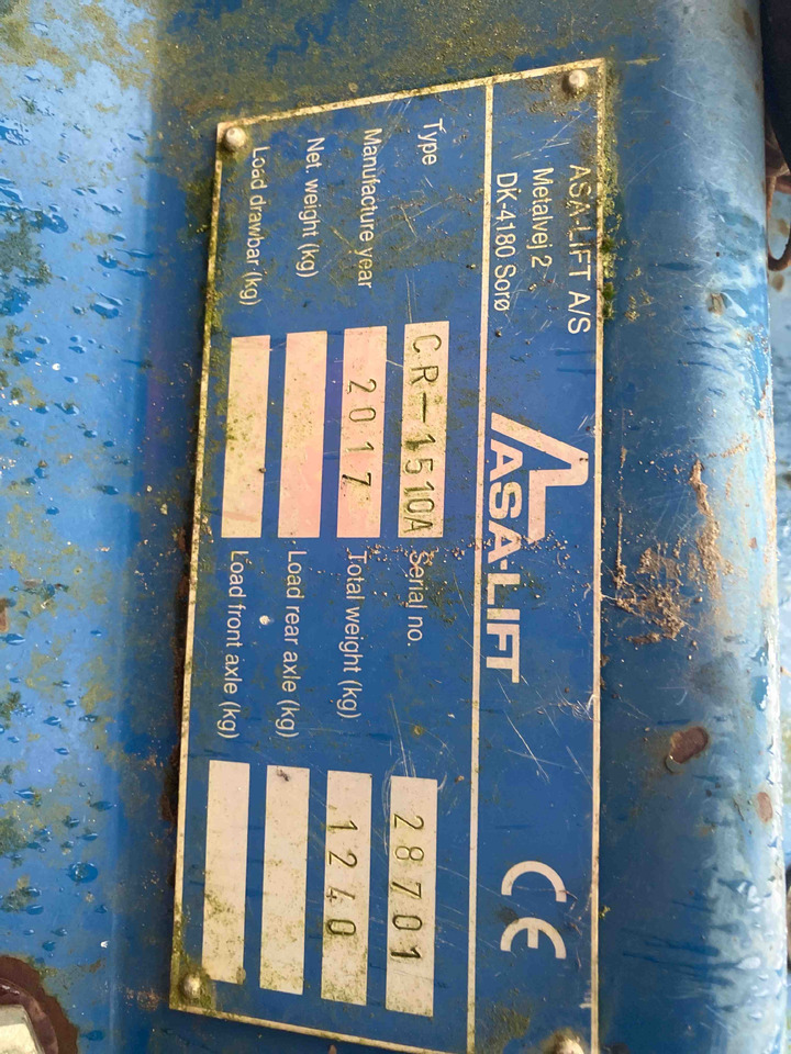 ASA-Lift CR-1510A - Drue høstemaskin: bilde 3 ASA-Lift CR-1510A - Drue høstemaskin: bilde 3