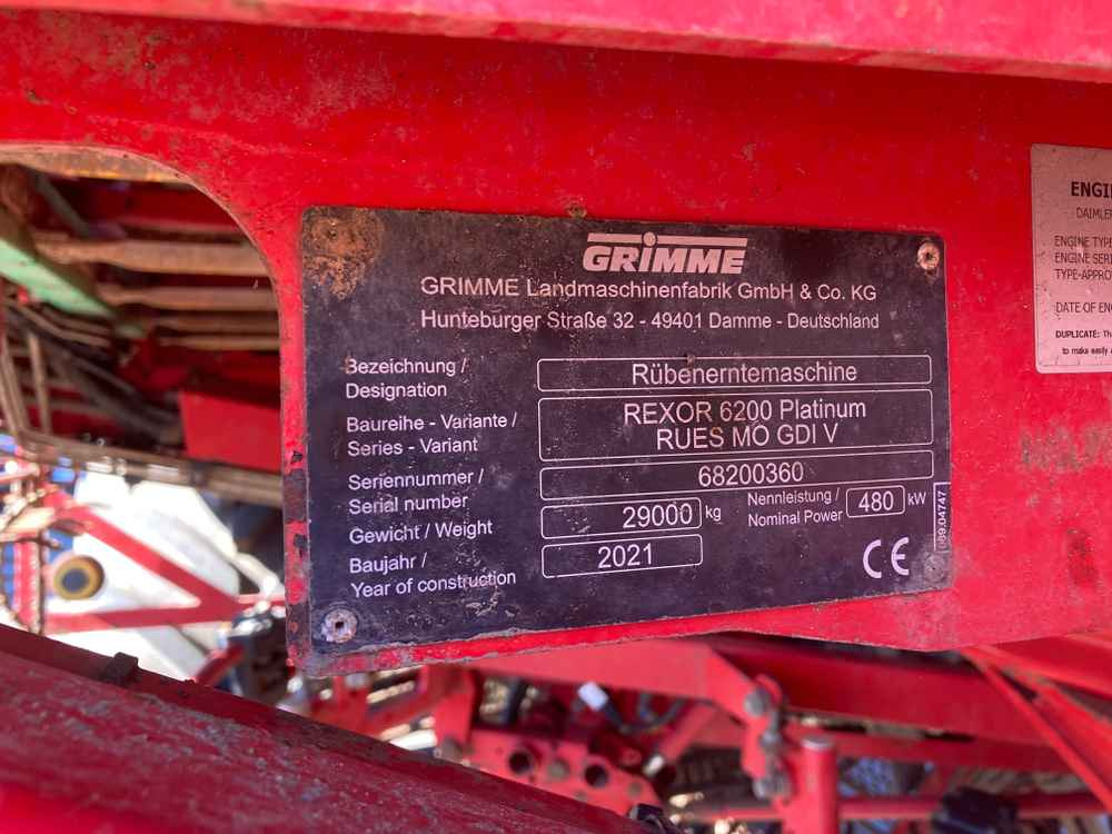 Grimme Grimme Rexor 620 Self-Propelled Sugarbeet Harvester - Jordforbedring maskin: bilde 2 Grimme Grimme Rexor 620 Self-Propelled Sugarbeet Harvester - Jordforbedring maskin: bilde 2