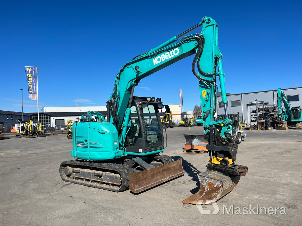 Grävmaskin Kobelco SK75SR-3E - Beltegraver: bilde 3 Grävmaskin Kobelco SK75SR-3E - Beltegraver: bilde 3
