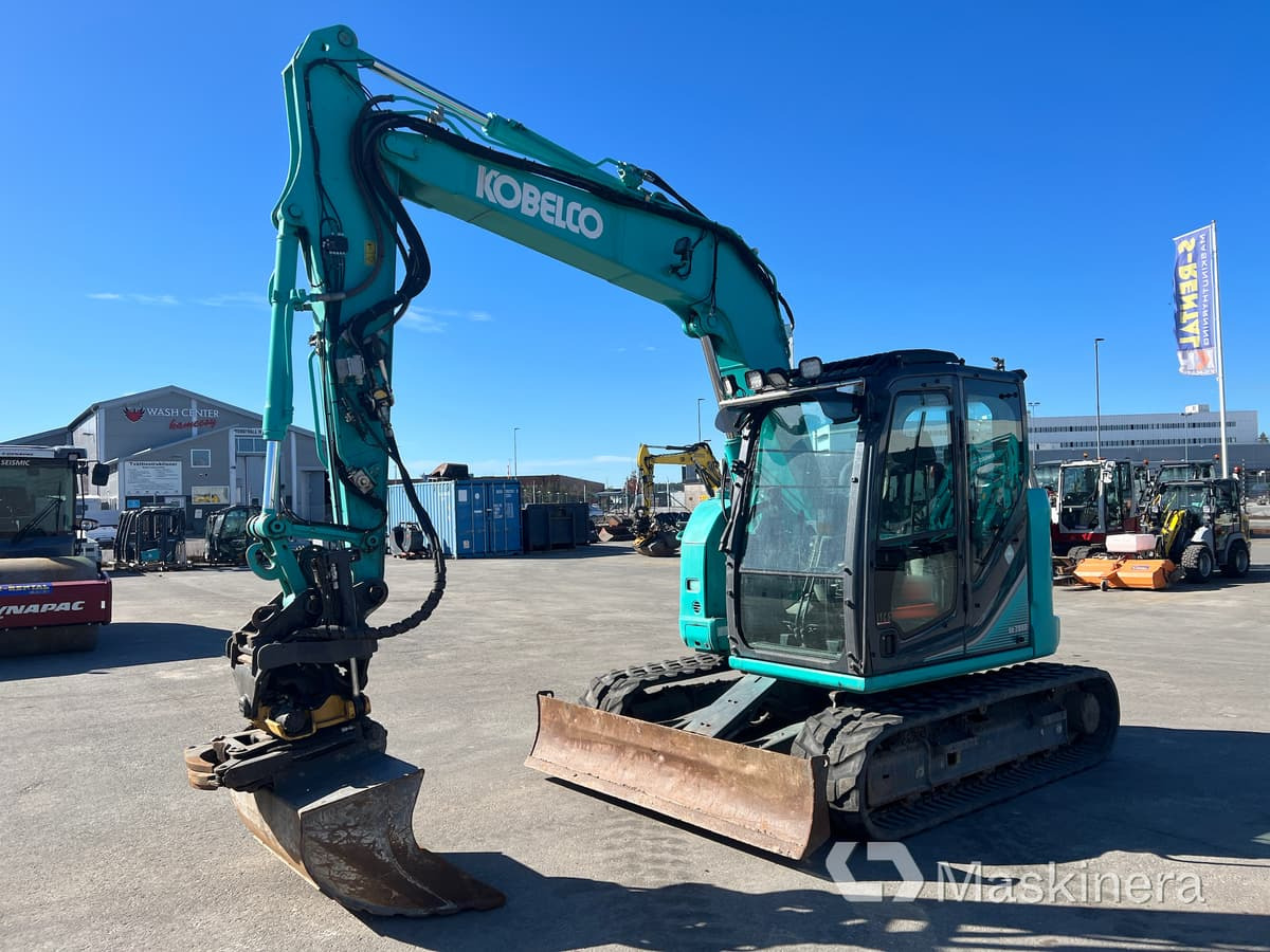 Grävmaskin Kobelco SK75SR-3E - Beltegraver: bilde 1 Grävmaskin Kobelco SK75SR-3E - Beltegraver: bilde 1