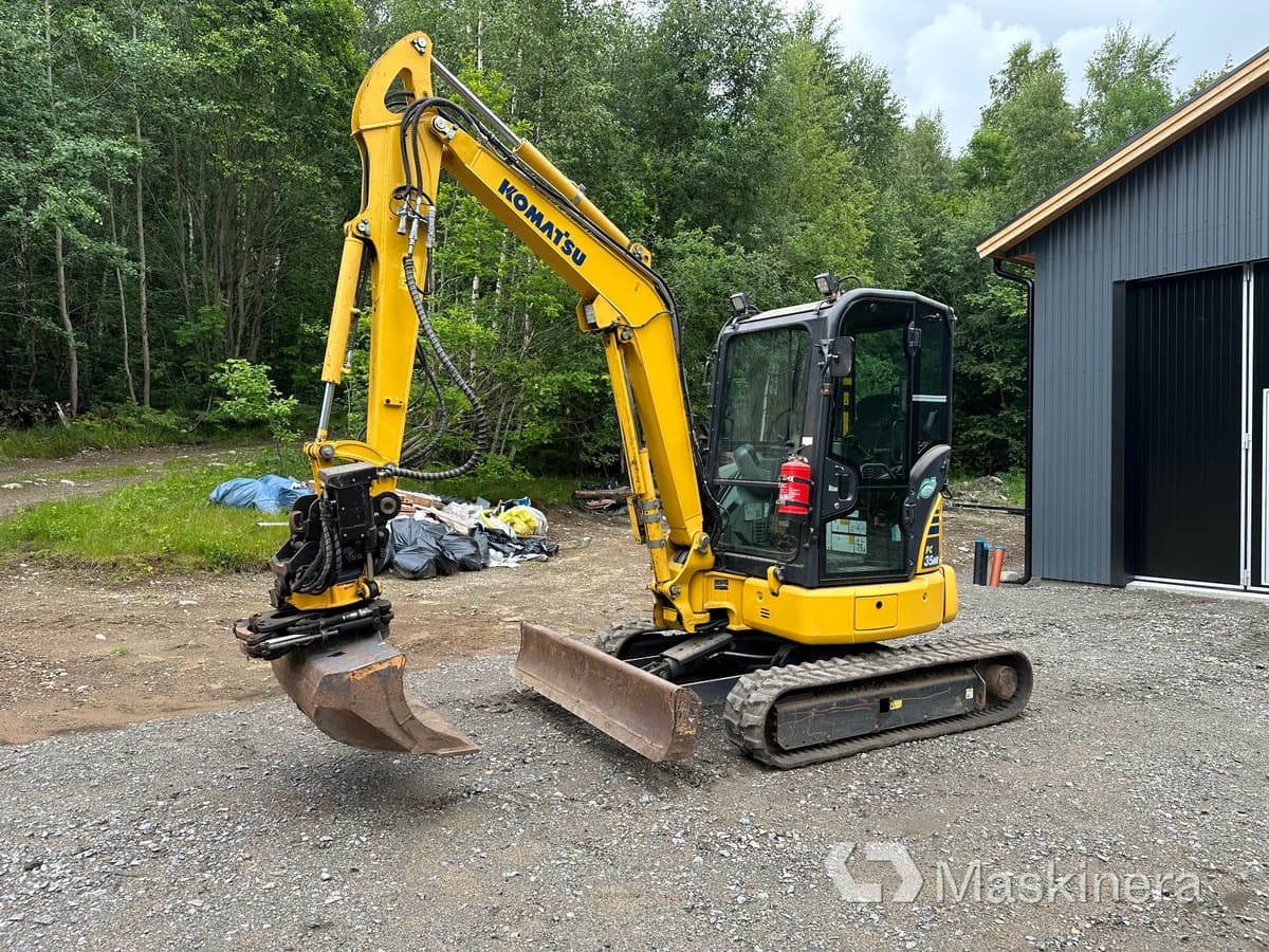 Grävmaskin Komatsu PC35MR-5 - Beltegraver: bilde 1 Grävmaskin Komatsu PC35MR-5 - Beltegraver: bilde 1