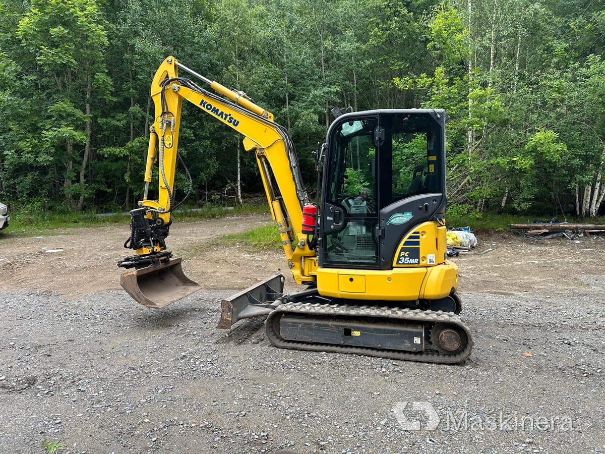 Grävmaskin Komatsu PC35MR-5 - Beltegraver: bilde 2 Grävmaskin Komatsu PC35MR-5 - Beltegraver: bilde 2