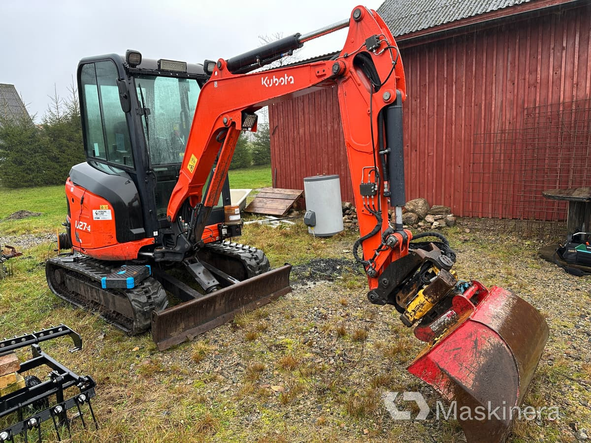 Grävmaskin Kubota U27-4 - Beltegraver: bilde 3 Grävmaskin Kubota U27-4 - Beltegraver: bilde 3