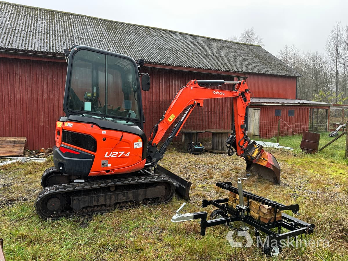 Grävmaskin Kubota U27-4 - Beltegraver: bilde 4 Grävmaskin Kubota U27-4 - Beltegraver: bilde 4