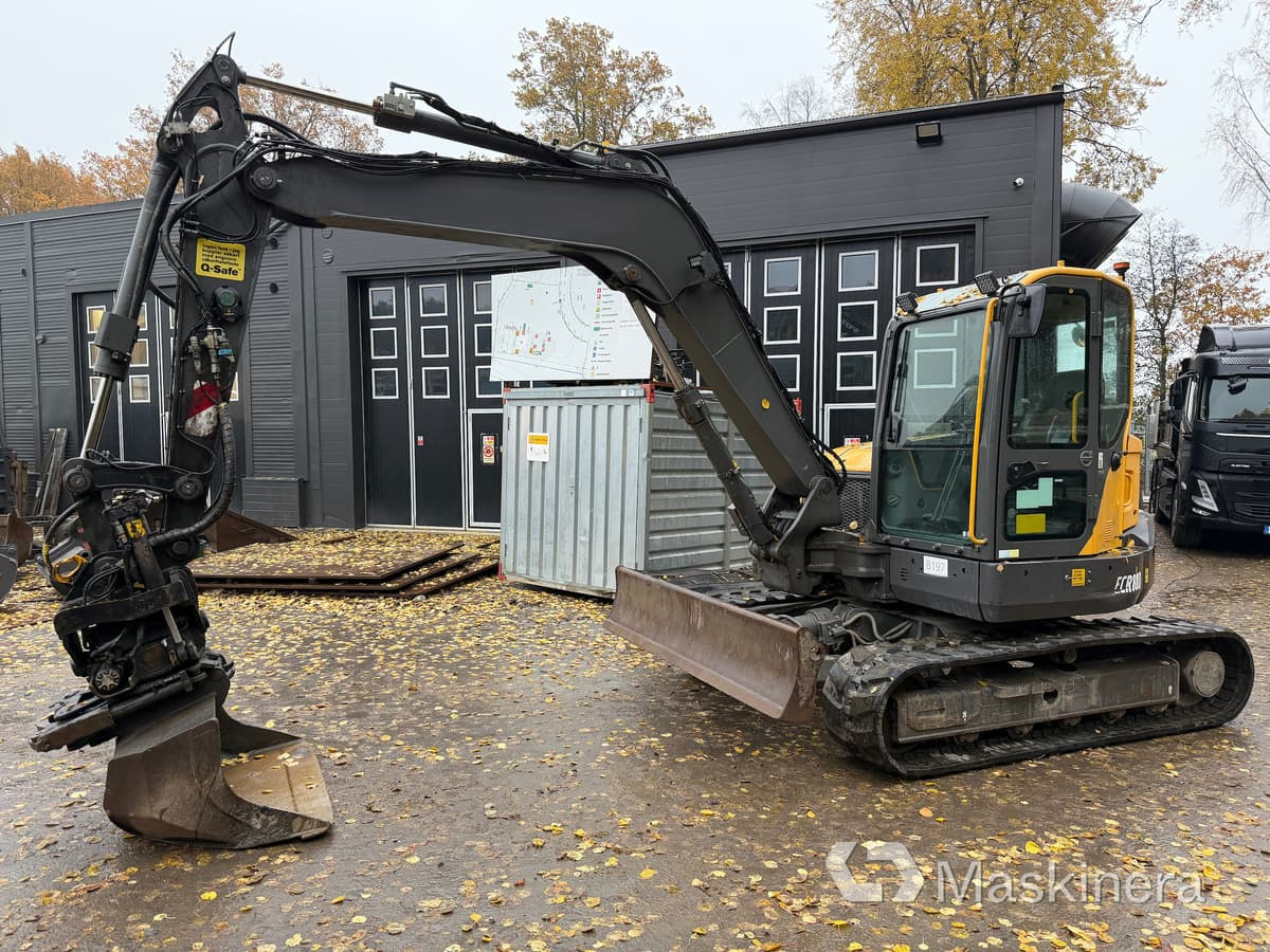 Grävmaskin Volvo ECR88D med tillbehör - Beltegraver: bilde 1 Grävmaskin Volvo ECR88D med tillbehör - Beltegraver: bilde 1