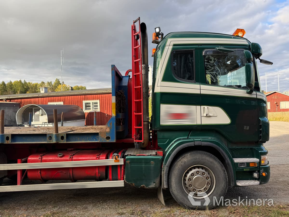 Lastväxlare Scania R420 6X4 Tridem med maskinflak och grusflak - Krokbil: bilde 4 Lastväxlare Scania R420 6X4 Tridem med maskinflak och grusflak - Krokbil: bilde 4