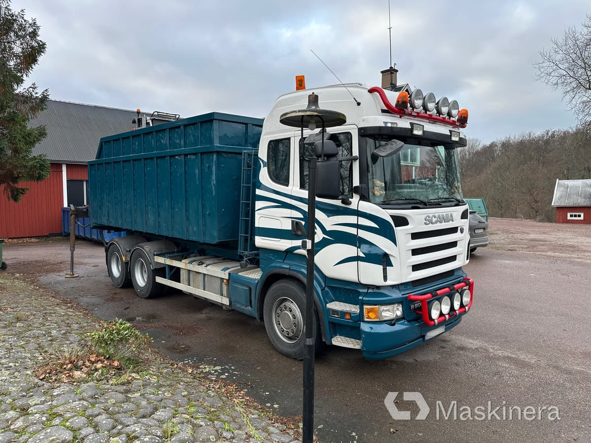 SCANIA R500LB6X4HHA Lastväxlare Scania R500 med FTG V10CX kran - Krokbil: bilde 3 SCANIA R500LB6X4HHA Lastväxlare Scania R500 med FTG V10CX kran - Krokbil: bilde 3