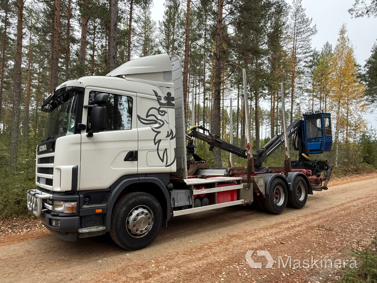 Scania R164GB6X4NA580 Timmerbil Scania R164 580 6x4 - Tømmerbil, Kranbil: bilde 2 Scania R164GB6X4NA580 Timmerbil Scania R164 580 6x4 - Tømmerbil, Kranbil: bilde 2