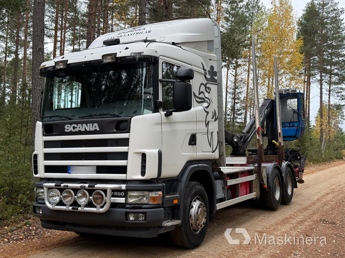 Scania R164GB6X4NA580 Timmerbil Scania R164 580 6x4 - Tømmerbil, Kranbil: bilde 1 Scania R164GB6X4NA580 Timmerbil Scania R164 580 6x4 - Tømmerbil, Kranbil: bilde 1