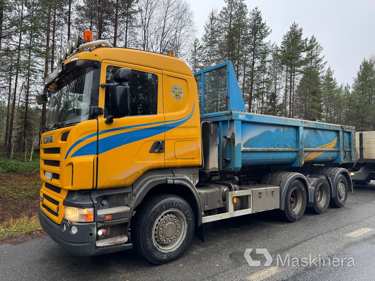 Scania R500LB8X4*4HHA Kassett bil Scania R500 tridem med vagn - Tippbil: bilde 1 Scania R500LB8X4*4HHA Kassett bil Scania R500 tridem med vagn - Tippbil: bilde 1