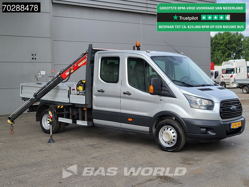 Ford Transit 105pk Kraanwagen Fassi M10A.12 Dubbel Cabine Dubbellucht Trekhaak Euro6 Crane Kran Kranwagen Trekhaak - Varebil med plan: bilde 1 Ford Transit 105pk Kraanwagen Fassi M10A.12 Dubbel Cabine Dubbellucht Trekhaak Euro6 Crane Kran Kranwagen Trekhaak - Varebil med plan: bilde 1