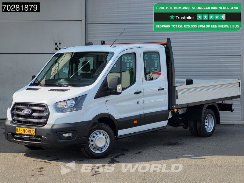 Ford Transit 170pk Automaat Dubbel Cabine 3500kg Trekhaak Open Laadbak Pritsche SYNC4 scherm CarPlay Camera Airco Trekhaak Cruise control - Varebil med plan: bilde 1 Ford Transit 170pk Automaat Dubbel Cabine 3500kg Trekhaak Open Laadbak Pritsche SYNC4 scherm CarPlay Camera Airco Trekhaak Cruise control - Varebil med plan: bilde 1