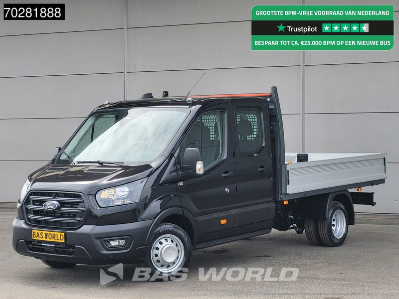 Ford Transit 170pk Automaat Dubbel Cabine 3500kg Trekhaak Open Laadbak Pritsche SYNC4 scherm CarPlay Camera Airco Trekhaak Cruise control - Varebil med plan: bilde 1 Ford Transit 170pk Automaat Dubbel Cabine 3500kg Trekhaak Open Laadbak Pritsche SYNC4 scherm CarPlay Camera Airco Trekhaak Cruise control - Varebil med plan: bilde 1