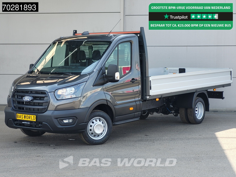 Ford Transit 170pk Open Laadbak Dubbellucht 3,5t Trekhaak Airco Cruise Camera Euro6 Pritsche Pickup Open Box Airco Trekhaak Cruise control - Varebil med plan: bilde 1 Ford Transit 170pk Open Laadbak Dubbellucht 3,5t Trekhaak Airco Cruise Camera Euro6 Pritsche Pickup Open Box Airco Trekhaak Cruise control - Varebil med plan: bilde 1
