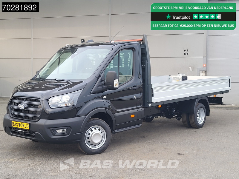 Ford Transit 170pk Open Laadbak Dubbellucht 3,5t Trekhaak Airco Cruise Camera SYNC4 scherm Euro6 Pritsche Pickup Open Box Airco Trekhaak Crui - Varebil med plan: bilde 1 Ford Transit 170pk Open Laadbak Dubbellucht 3,5t Trekhaak Airco Cruise Camera SYNC4 scherm Euro6 Pritsche Pickup Open Box Airco Trekhaak Crui - Varebil med plan: bilde 1