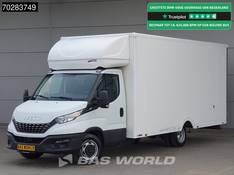 Varebil med skap Iveco Daily 35C14 Automaat Luchtvering Bakwagen Dubbellucht Airco Cruise Camera Euro6 Meubelbak Plancher Verkoopwagen Foodtruck Paardenwagen: bilde 1