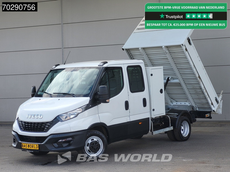 Iveco Daily 35C14 Kipper met Kist Dubbel Cabine Dubbellucht 3,5t Trekhaak Airco Cruise Euro6 Kieper Tipper Benne 2m3 Airco Trekhaak Cruise c - Varebil med tipp: bilde 1 Iveco Daily 35C14 Kipper met Kist Dubbel Cabine Dubbellucht 3,5t Trekhaak Airco Cruise Euro6 Kieper Tipper Benne 2m3 Airco Trekhaak Cruise c - Varebil med tipp: bilde 1