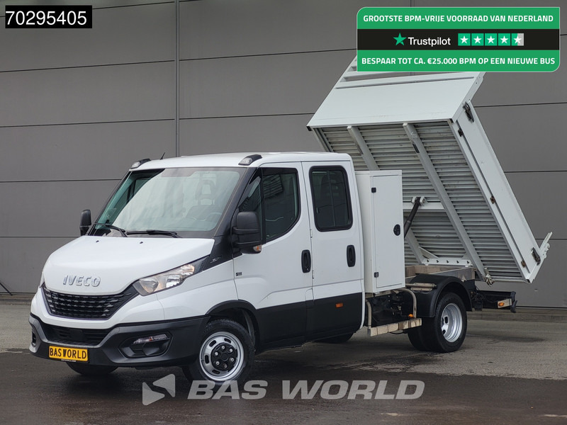 Iveco Daily 35C14 Kipper met Kist Dubbel Cabine Dubbellucht 3,5t Trekhaak Airco Cruise Euro6 Kieper Tipper Benne Airco Trekhaak Cruise contr - Varebil med tipp: bilde 1 Iveco Daily 35C14 Kipper met Kist Dubbel Cabine Dubbellucht 3,5t Trekhaak Airco Cruise Euro6 Kieper Tipper Benne Airco Trekhaak Cruise contr - Varebil med tipp: bilde 1