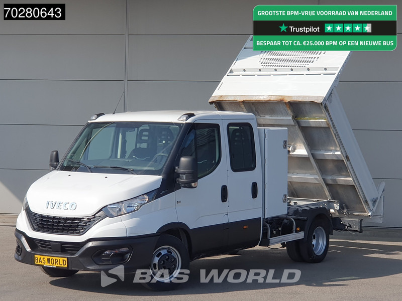 Iveco Daily 35C14 Kipper met Kist Dubbel Cabine Dubbellucht 3,5t Trekhaak Airco Cruise Euro6 Tipper Benne Kieper 2m3 Airco Trekhaak Cruise c - Varebil med tipp: bilde 1 Iveco Daily 35C14 Kipper met Kist Dubbel Cabine Dubbellucht 3,5t Trekhaak Airco Cruise Euro6 Tipper Benne Kieper 2m3 Airco Trekhaak Cruise c - Varebil med tipp: bilde 1