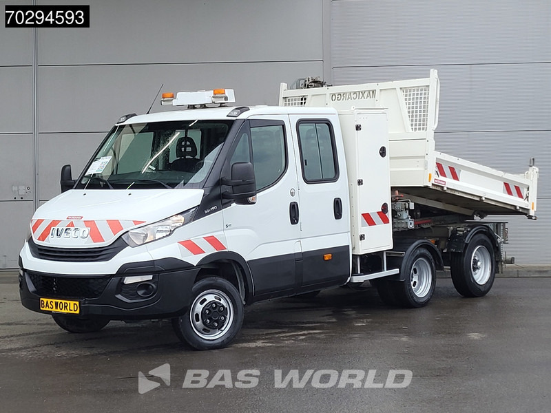 Iveco Daily 35C15 3.0L Kipper met Kist Maxicargo Airco Cruise Camera Euro6 Tipper Benne Kieper 2m3 Airco Dubbel cabine Cruise control - Varebil med tipp: bilde 3 Iveco Daily 35C15 3.0L Kipper met Kist Maxicargo Airco Cruise Camera Euro6 Tipper Benne Kieper 2m3 Airco Dubbel cabine Cruise control - Varebil med tipp: bilde 3
