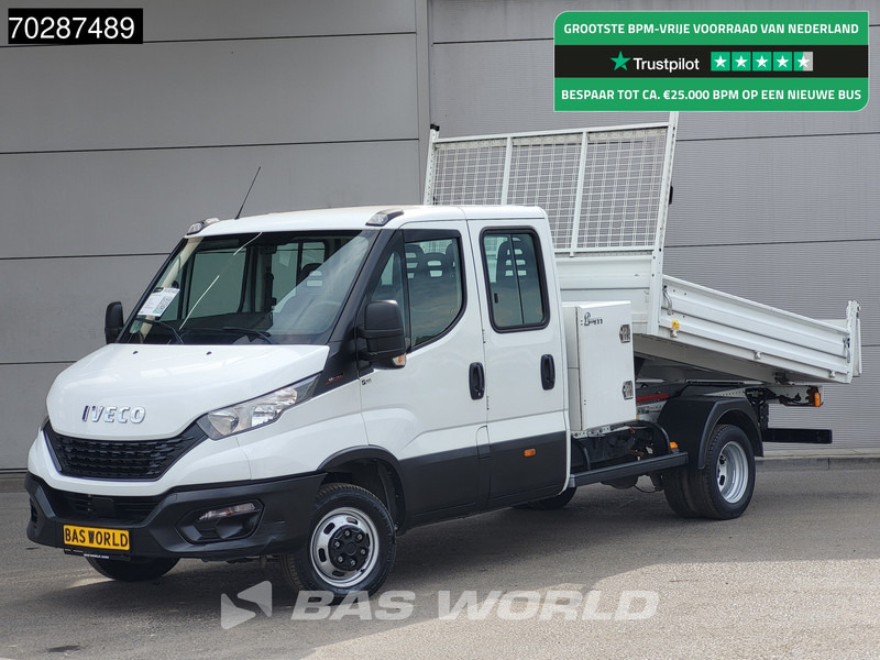 Iveco Daily 35C16 3.0L Kipper met Kist Dubbel Cabine Dubbellucht 3,5t Trekhaak Airco Cruise Euro6 Tipper Benne Kieper 2m3 Airco Trekhaak Cru - Varebil med tipp: bilde 1 Iveco Daily 35C16 3.0L Kipper met Kist Dubbel Cabine Dubbellucht 3,5t Trekhaak Airco Cruise Euro6 Tipper Benne Kieper 2m3 Airco Trekhaak Cru - Varebil med tipp: bilde 1