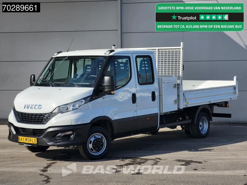 Iveco Daily 35C16 3.0L Open Laadbak met Kist Dubbel Cabine Dubbellucht 3,5t Trekhaak Airco Cruise Euro6 Pritsche Pickup Open Box 2m3 Airco T - Varebil med plan: bilde 1 Iveco Daily 35C16 3.0L Open Laadbak met Kist Dubbel Cabine Dubbellucht 3,5t Trekhaak Airco Cruise Euro6 Pritsche Pickup Open Box 2m3 Airco T - Varebil med plan: bilde 1