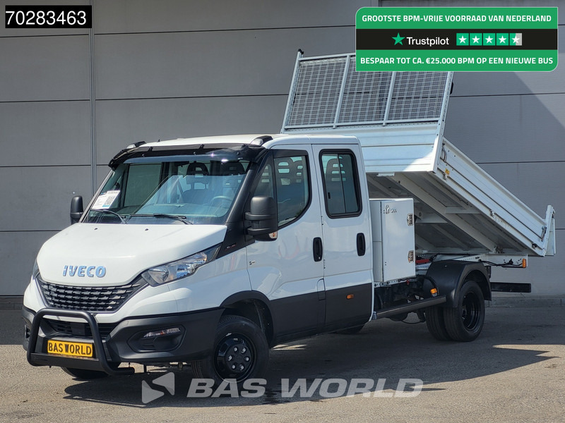 Iveco Daily 35C16 3.0L Special Edition Kipper met Kist Dubbel Cabine Dubbellucht 3,5t Trekhaak Airco Cruise Euro6 Tipper Benne Kieper Airco - Varebil med tipp: bilde 1 Iveco Daily 35C16 3.0L Special Edition Kipper met Kist Dubbel Cabine Dubbellucht 3,5t Trekhaak Airco Cruise Euro6 Tipper Benne Kieper Airco - Varebil med tipp: bilde 1