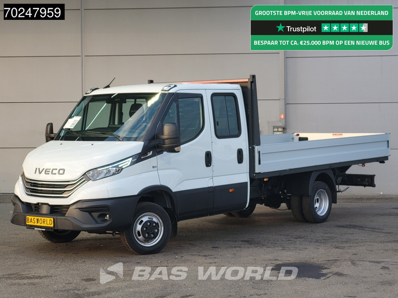 Iveco Daily 35C18 3.0L Automaat 180PK Dubbel Cabine Open Laadbak 2025-Model Dubbellucht 3,5t Trekvermogen ACC LED Navi Euro6 Pritsche Pickup - Varebil med plan: bilde 1 Iveco Daily 35C18 3.0L Automaat 180PK Dubbel Cabine Open Laadbak 2025-Model Dubbellucht 3,5t Trekvermogen ACC LED Navi Euro6 Pritsche Pickup - Varebil med plan: bilde 1