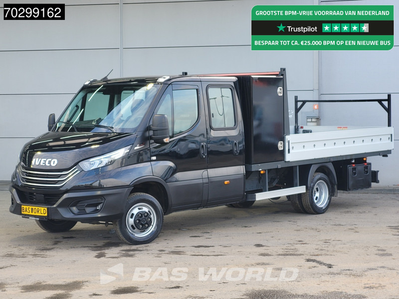 Iveco Daily 35C18 3.0L Automaat Dubbel Cabine met Kist Dubbellucht Open Laadbak 3,5t Trekhaak 180PK LED Navi Airco Cruise Euro6 Pritsche Pic - Varebil med plan: bilde 1 Iveco Daily 35C18 3.0L Automaat Dubbel Cabine met Kist Dubbellucht Open Laadbak 3,5t Trekhaak 180PK LED Navi Airco Cruise Euro6 Pritsche Pic - Varebil med plan: bilde 1