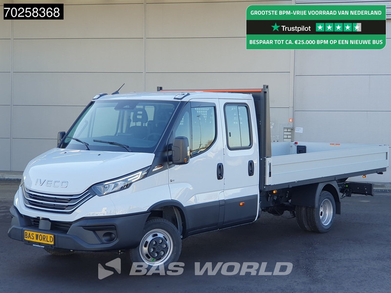 Iveco Daily 35C21 3.0L Automaat 210PK 2025-Model Open laadbak Dubbel Cabine Dubbellucht CarPlay ACC LED 3,5T Trekvermogen Euro6 Pritsche Pic - Varebil med plan: bilde 1 Iveco Daily 35C21 3.0L Automaat 210PK 2025-Model Open laadbak Dubbel Cabine Dubbellucht CarPlay ACC LED 3,5T Trekvermogen Euro6 Pritsche Pic - Varebil med plan: bilde 1
