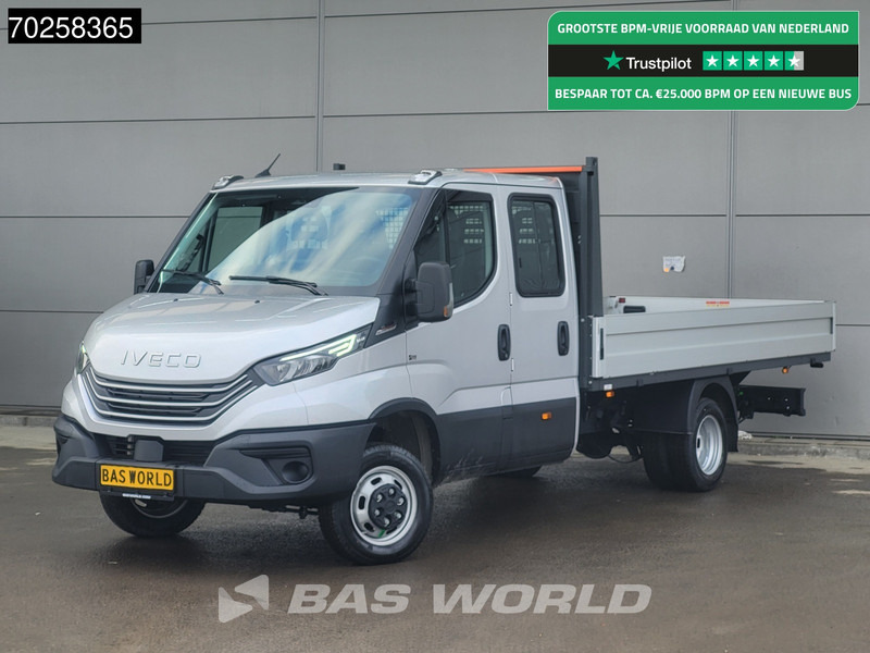 Iveco Daily 35C21 Automaat 2025model Open laadbak Dubbel Cabine CarPlay ACC LED 3,5T Trekvermogen Pritsche Pickup Airco Dubbel cabine - Varebil med plan: bilde 1 Iveco Daily 35C21 Automaat 2025model Open laadbak Dubbel Cabine CarPlay ACC LED 3,5T Trekvermogen Pritsche Pickup Airco Dubbel cabine - Varebil med plan: bilde 1