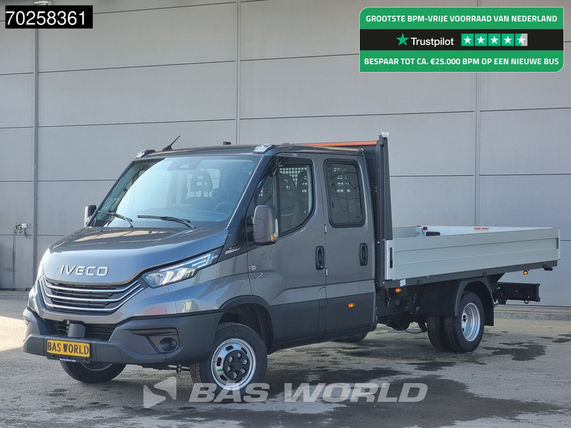 Iveco Daily 35C21 Automaat 2025model Open laadbak Dubbel Cabine CarPlay ACC LED 3,5T Trekvermogen Pritsche Pickup Airco Dubbel cabine - Varebil med plan: bilde 1 Iveco Daily 35C21 Automaat 2025model Open laadbak Dubbel Cabine CarPlay ACC LED 3,5T Trekvermogen Pritsche Pickup Airco Dubbel cabine - Varebil med plan: bilde 1