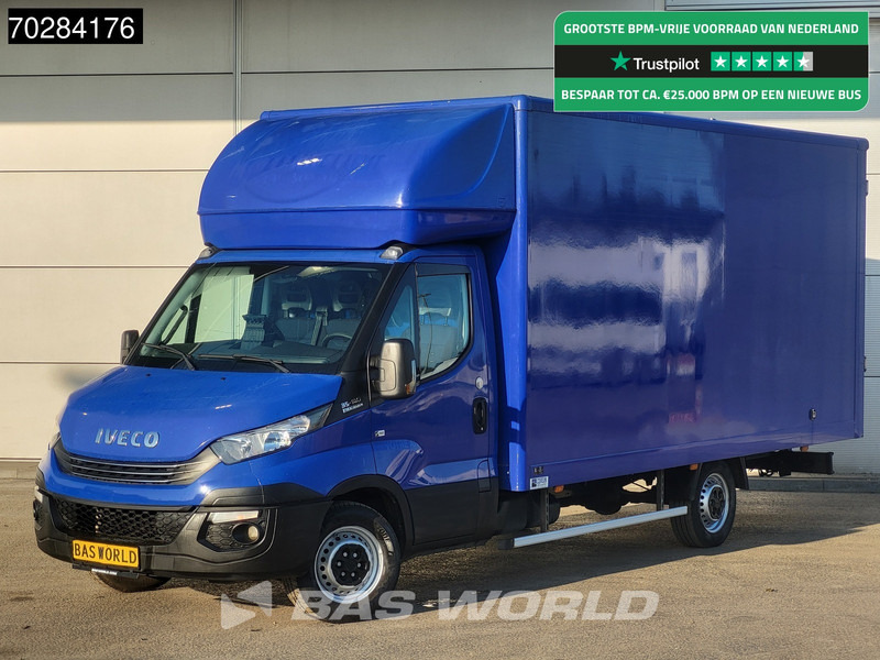 Iveco Daily 35S14 Automaat Bakwagen Achterdeuren 488cm lang! Airco Cruise Euro6 Meubelbak Koffer 24m3 Airco Cruise control - Varebil med skap: bilde 1 Iveco Daily 35S14 Automaat Bakwagen Achterdeuren 488cm lang! Airco Cruise Euro6 Meubelbak Koffer 24m3 Airco Cruise control - Varebil med skap: bilde 1
